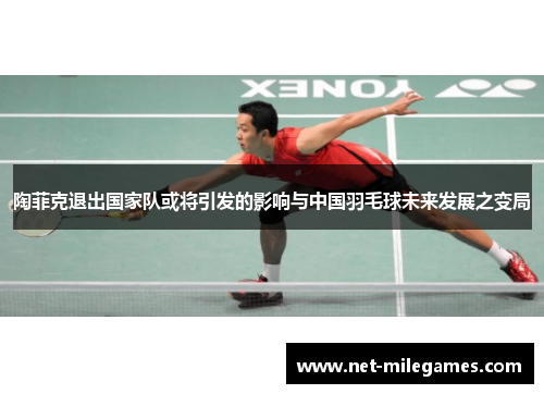 陶菲克退出国家队或将引发的影响与中国羽毛球未来发展之变局 陶菲克退出国家队或将引发的影响与中国羽毛球未来发展之变局